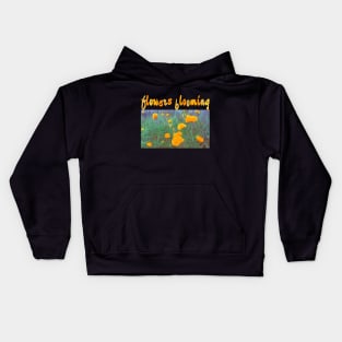 Blooming flowers Kids Hoodie